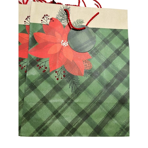 Bundle Christmas holiday wrapping 11 bags and tissue paper - Picture 2 of 12